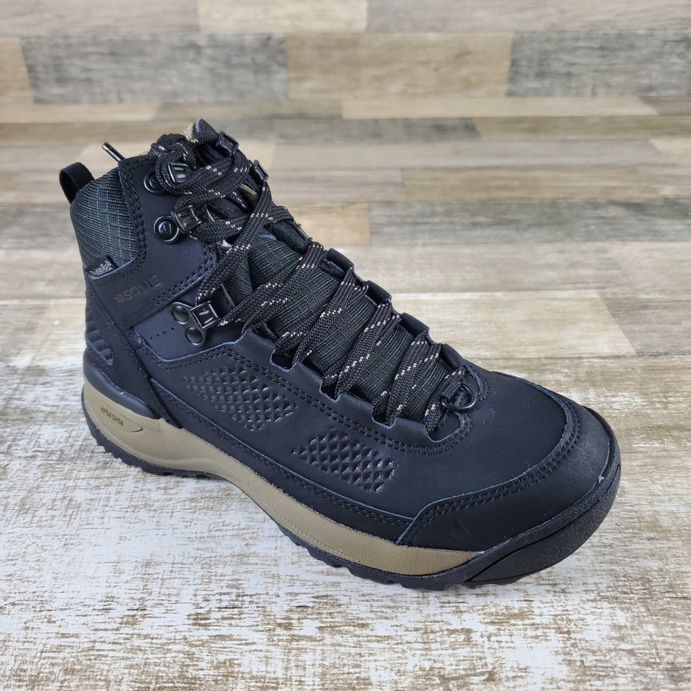 Vasque Talus WT NTX Women Hiking Shoes Sz 7 Anthracite Lace Up Mid Top Round Toe